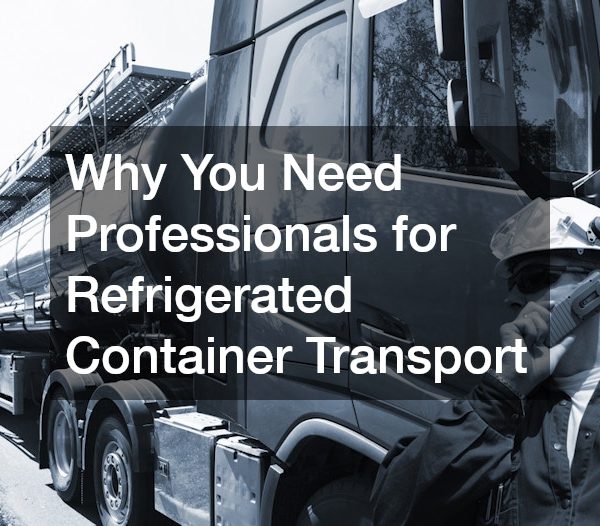 Why You Need Professionals for Refrigerated Container Transport