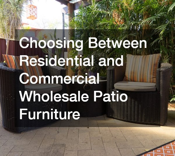The Real Difference Between Residential and Commercial Wholesale Furniture
